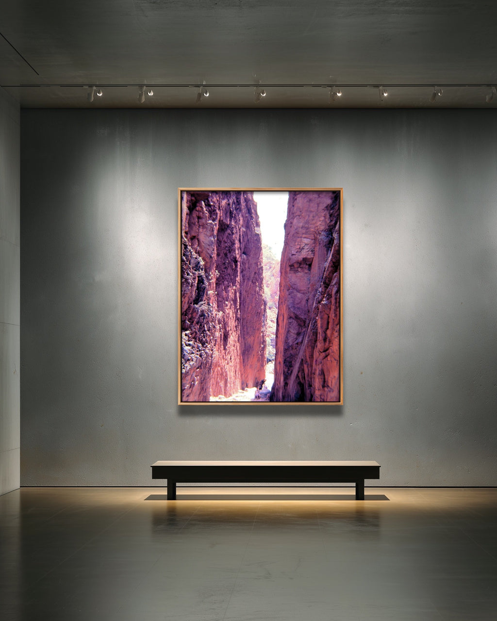 'SIMPSONS GAP 4' 1981 IAN R. JARDINE LIMITED EDITION FRAMED CANVAS PRINT