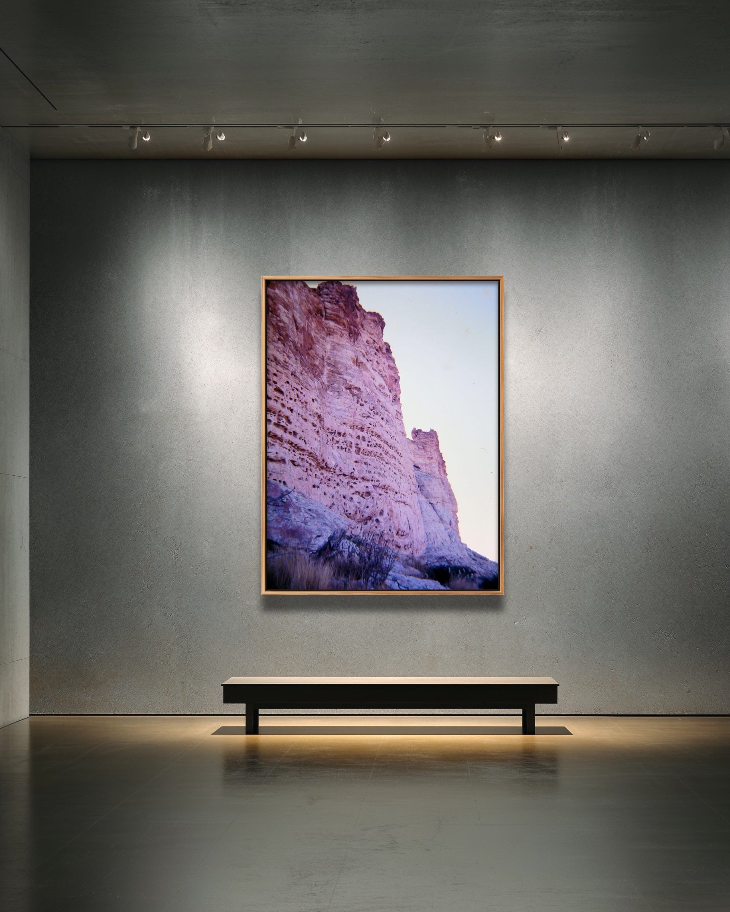 'CHAMBERS PILLAR 2' 1980 IAN R. JARDINE LIMITED EDITION FRAMED CANVAS PRINT
