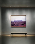 'ULURU IN FLOOD 4' 1981 IAN R. JARDINE LIMITED EDITION FRAMED CANVAS PRINT