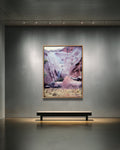 'ULURU IN FLOOD 6' 1981 IAN R. JARDINE LIMITED EDITION FRAMED CANVAS PRINT
