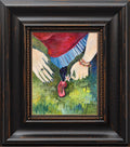 HANGIN’ WITH LAINEY LAME AGAIN 2026 MELANI DU JARDIN OIL ON CANVAS