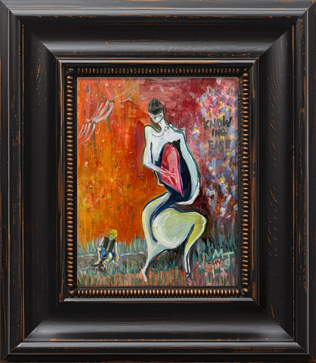 KNOW KING EASE - HEART  THIEVERY 2024 OIL ON CANVAS