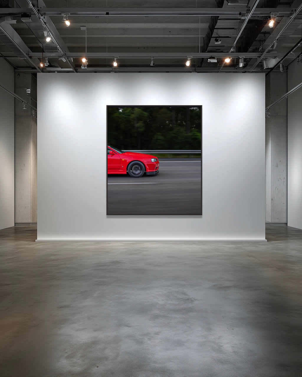 'SUPRA BY A NOSE' LIMITED EDITION SIGNED FRAMED CANVAS PHOTOGRAPHIC PRINT 106 X 157 CM