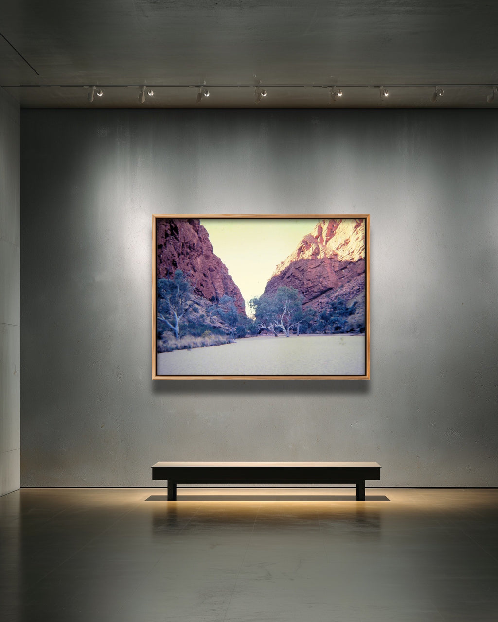 'SIMPSONS GAP 1' 1981 IAN R. JARDINE LIMITED EDITION FRAMED CANVAS PRINT