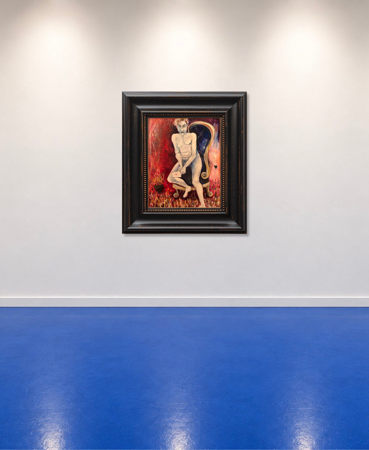 'GHOSTED' 2026 MELANI DU JARDIN OIL ON CANVAS FRAMED 50 X 60 CM