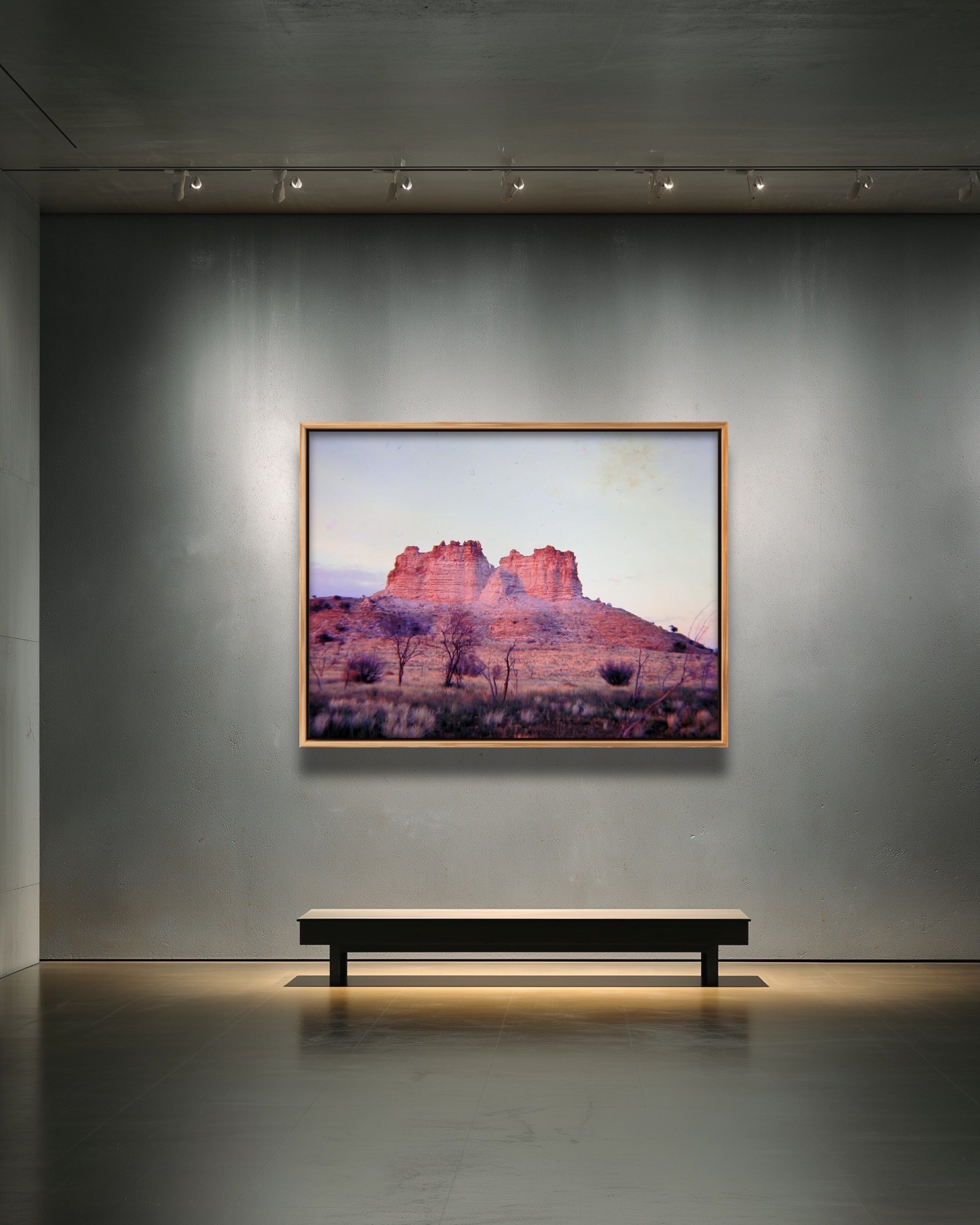 'CHAMBERS PILLAR 3' 1980 IAN R. JARDINE LIMITED EDITION FRAMED CANVAS PRINT