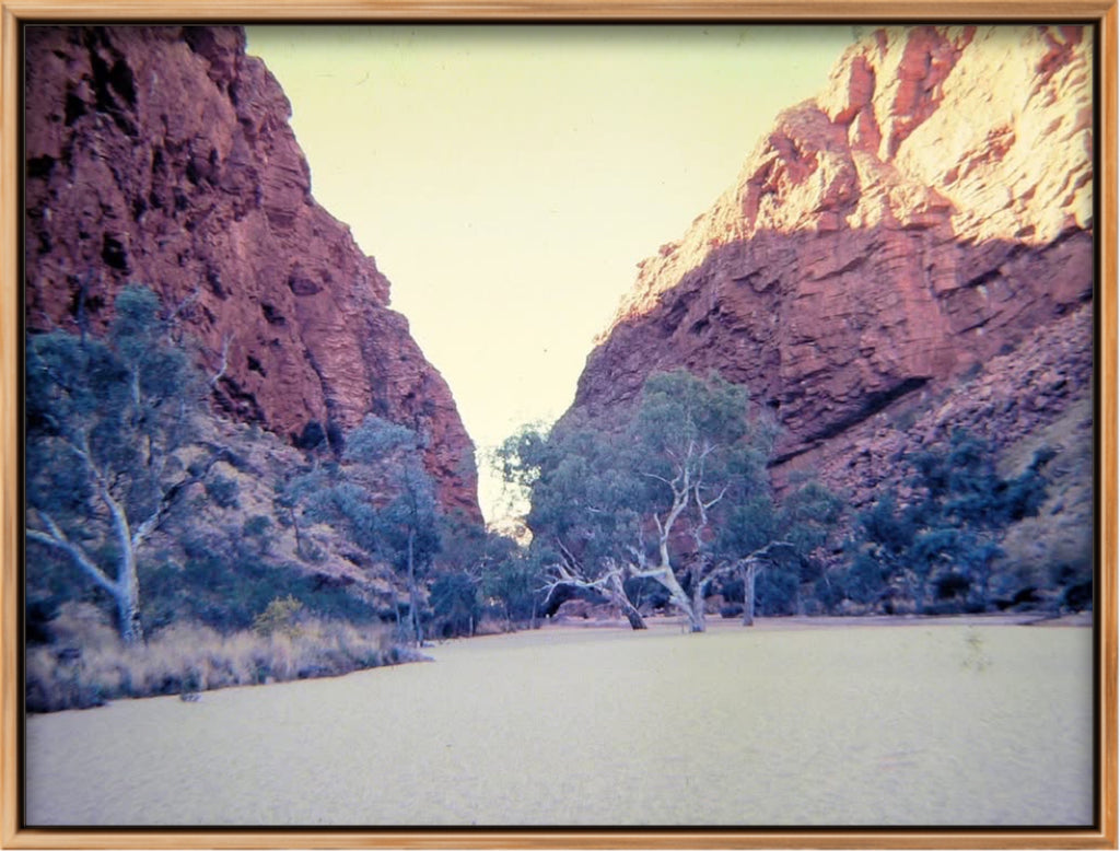 'SIMPSONS GAP 1' 1981 IAN R. JARDINE LIMITED EDITION FRAMED CANVAS PRINT