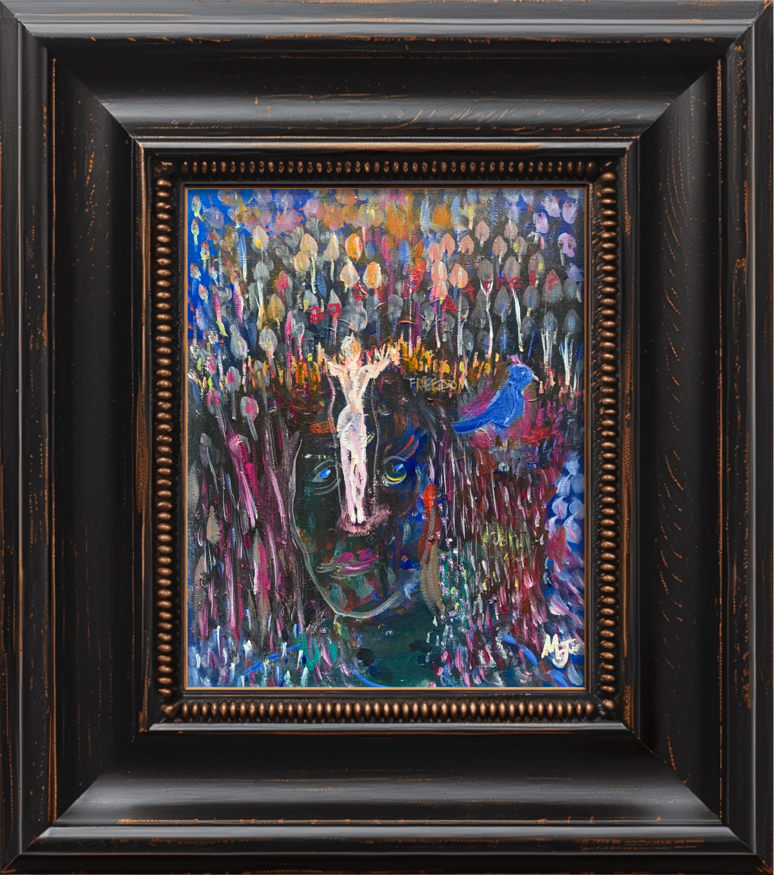 WOUNDED FEMININE DIVINE 2022 OIL ON CANVAS