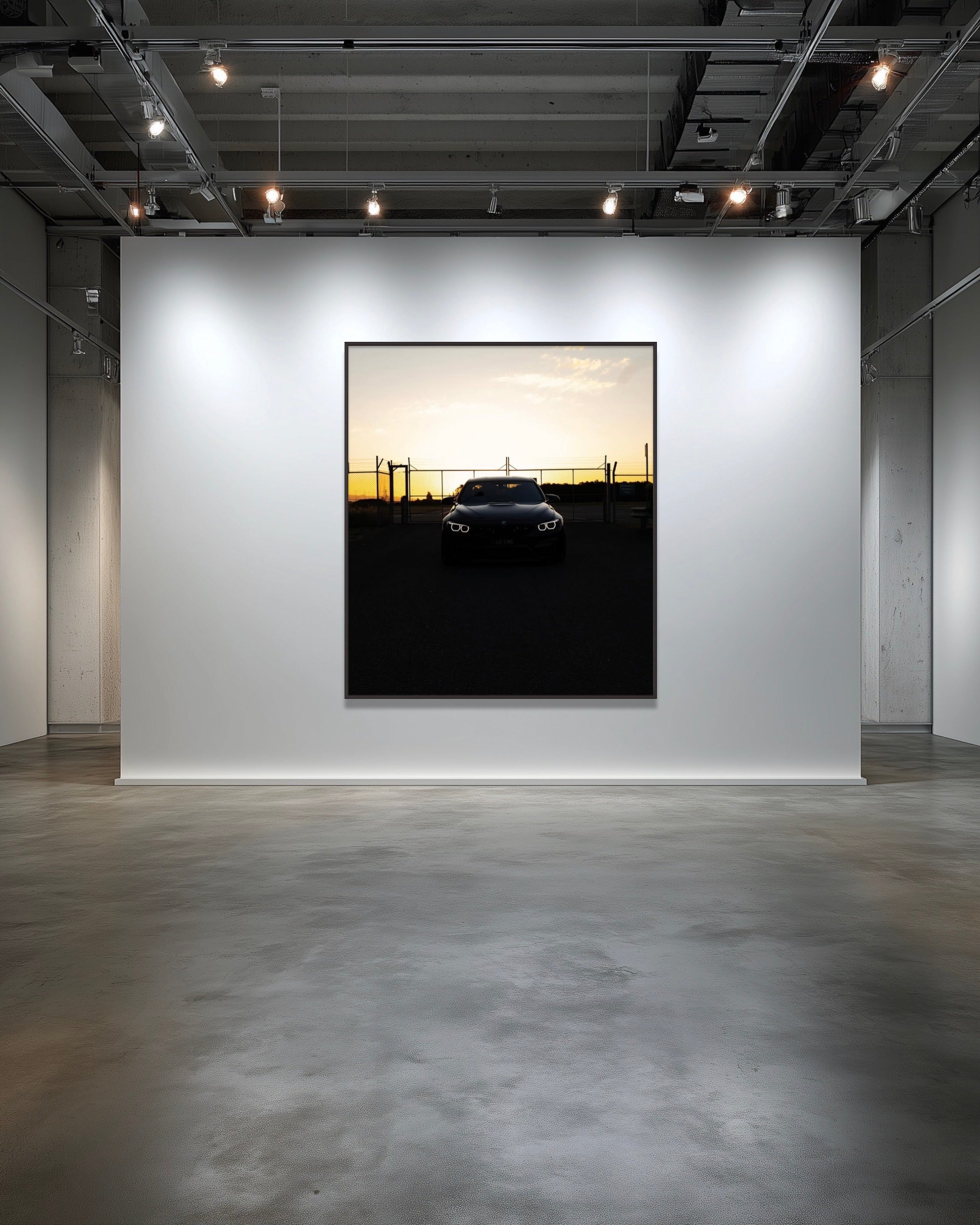 M3 SUNSET LIMITED EDITION SIGNED & FRAMED PHOTOGRAPHIC PRINT