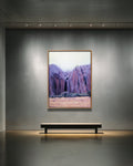 'ULURU IN FLOOD 1' 1981 IAN R. JARDINE LIMITED EDITION FRAMED CANVAS PRINT