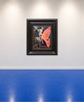 'AN ELF ALIGHTS HIS STEED FOR GREENER PASTURES' 2026 MELANI DU JARDIN OIL ON CANVAS FRAMED 50 X 60 CM