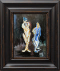 BUSH SHOWER WITH RETIREMENT SAPPHIRE 2024 OIL ON CANVAS