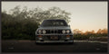 1980s E30 BMW LIMITED EDITION SIGNED & FRAMED PHOTOGRAPHIC PRINT