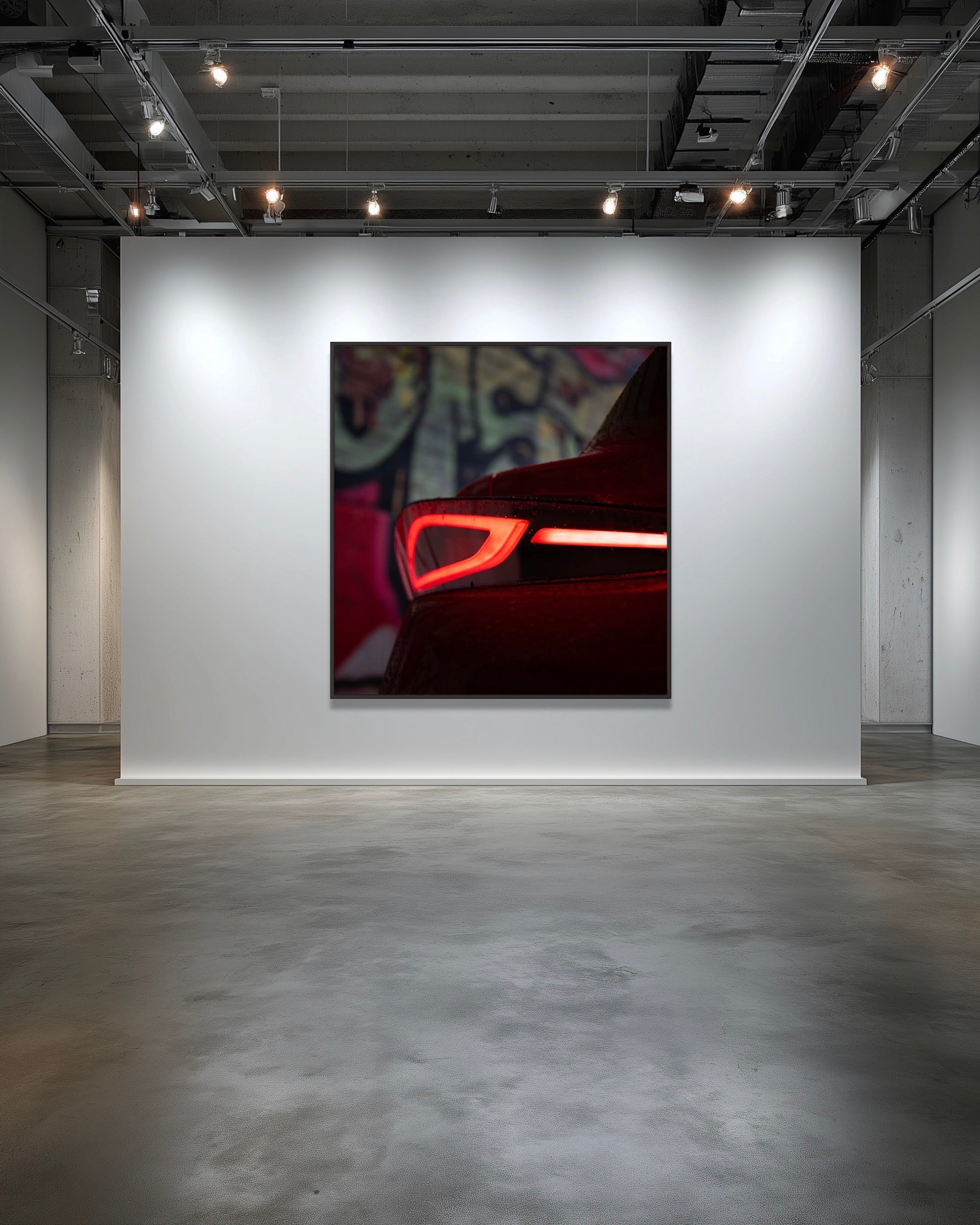 'SUPRA GRAFITTI' LIMITED EDITION SIGNED FRAMED PHOTOGRAPHIC PRINT 106 X 106 CM