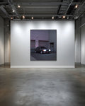 '1980s MERCEDES' JIM’S PHOTOGRAPHY LIMITED EDITION SIGNED & FRAMED CANVAS PHOTOGRAPHIC PRINT 106 X 106 CM